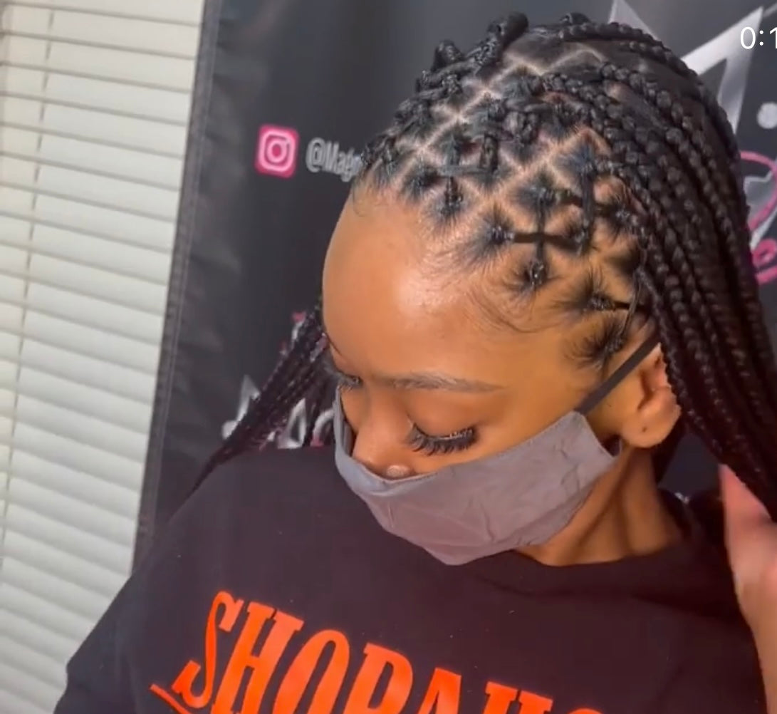 PAY IN 4 Criss-Cross Braids